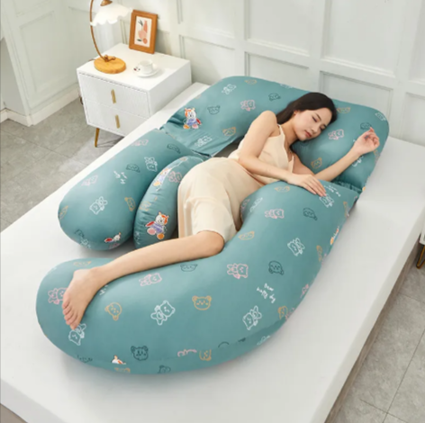 U-Shaped Pregnancy &amp; Lumbar Support Pillow Mimarta