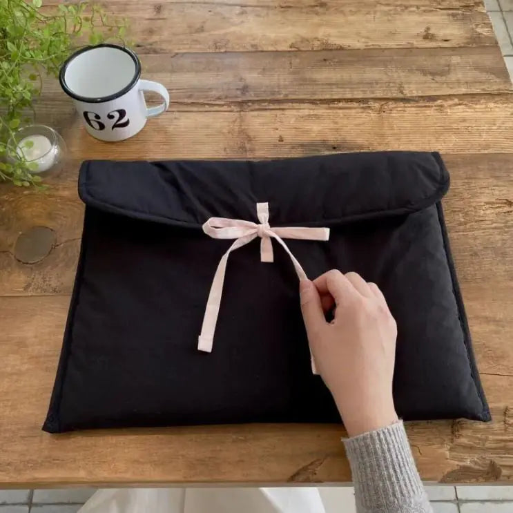 Women's Ballet Style Bow Quilted Computer Bag Rieworkes