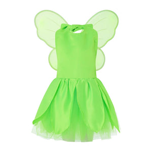 Halloween Green Elf Dress for Kids - Tinker Bell Theme Mimarta