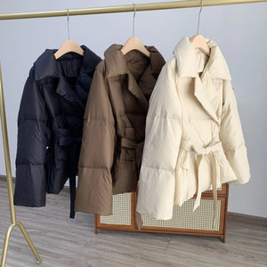 Women's Tight Waist Slim Warm Jacket Rieworkes
