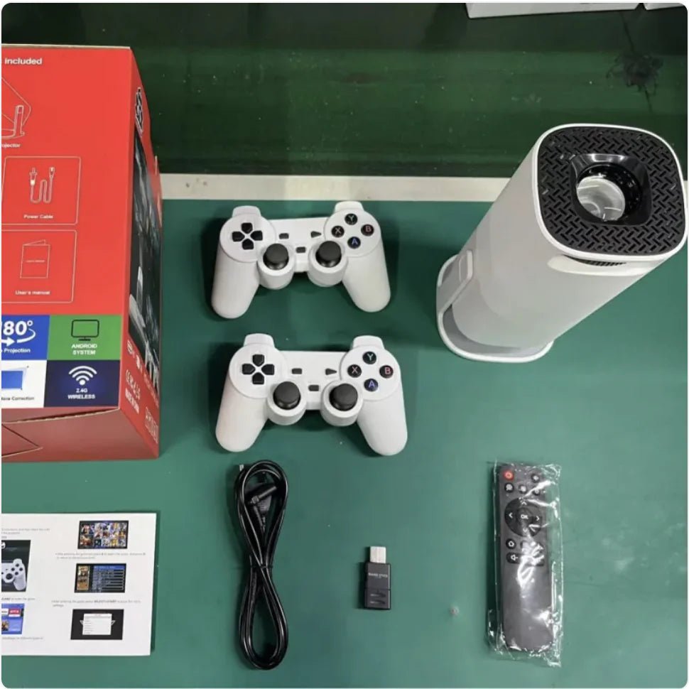4K HD Gaming Projector – Ultra - Clear and Smooth Display - Rieworkes