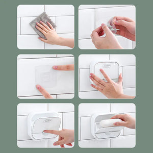 Wall-mounted Multifunctional Soap Box Bathroom Accessory Mimarta