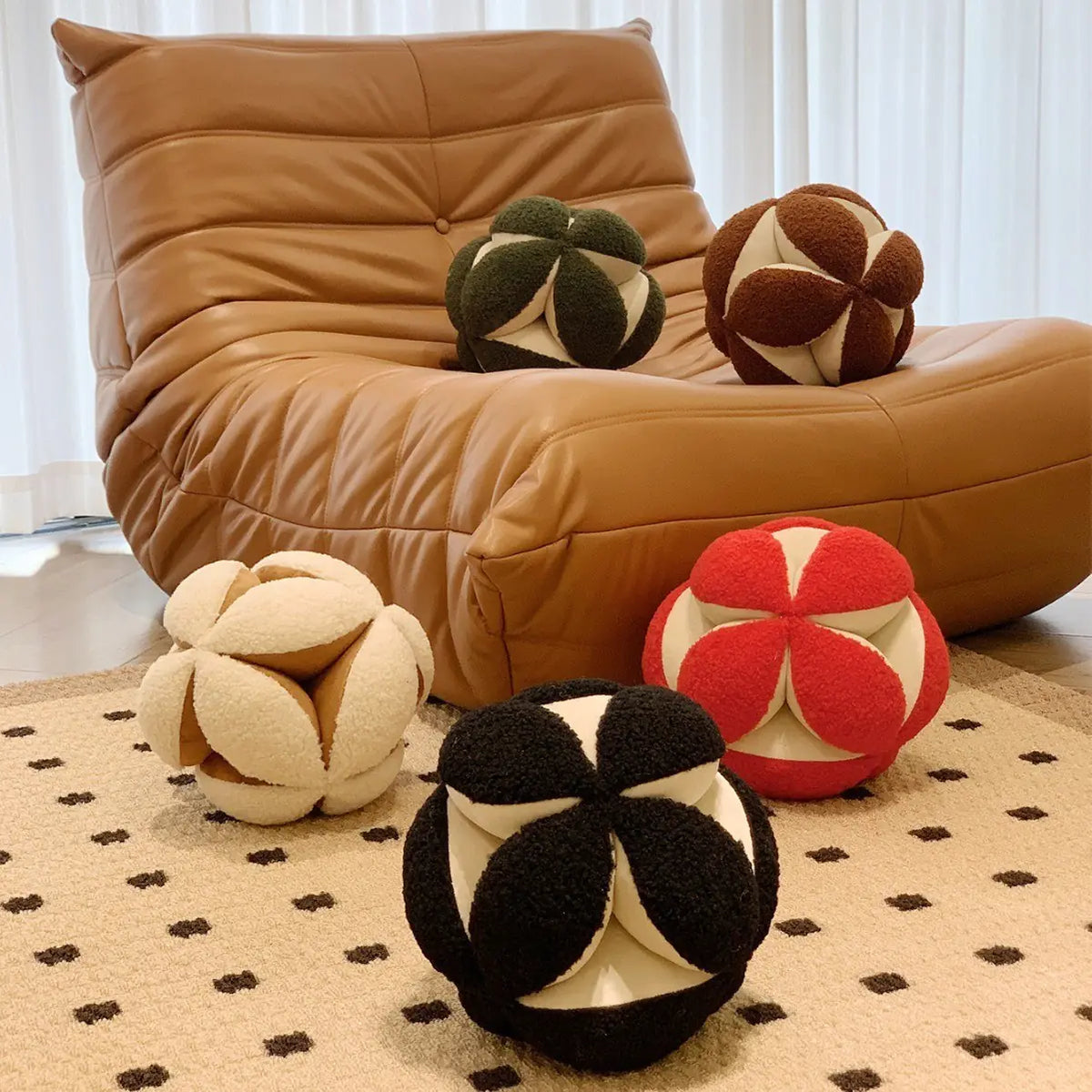 Light Luxury Hydrangea Shaped Decorative Pillow Mimarta