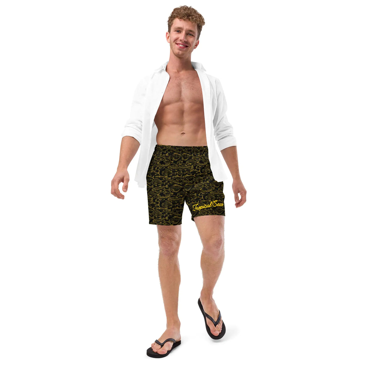 Men's Eco Sea of Gold Riches Swim Trunks Rieworkes