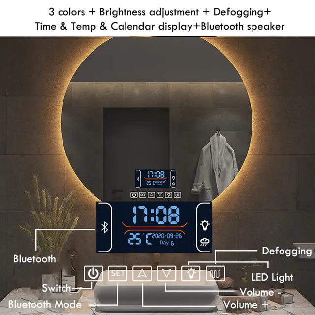 LED Bathroom Mirror Rieworkes