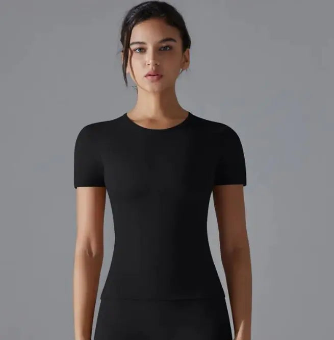 Women's Solid Color Sport T-Shirt Mimarta