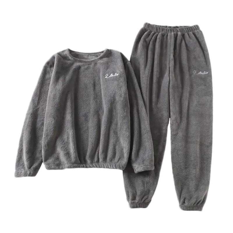 Women's Winter Cozy Loungewear Set with Fleece Pants Mimarta