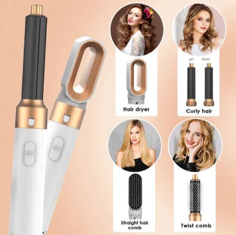 5 - in - 1 Hair Styler Brush - Rieworkes