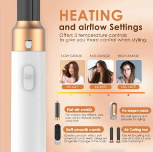 5 - in - 1 Hair Styler Brush - Rieworkes