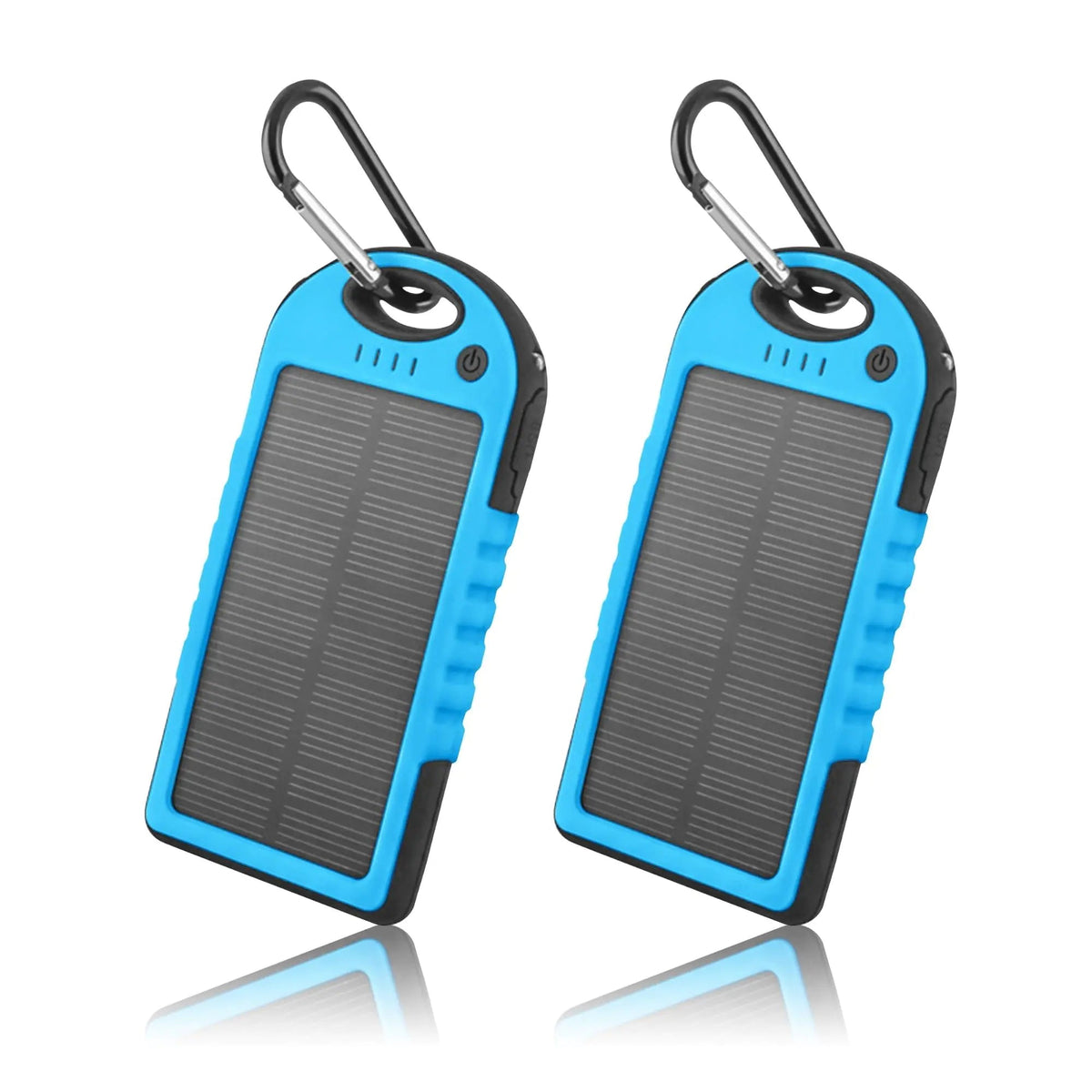 5000mAh Solar Power Bank Phone Charger (2 - Pack) - Rieworkes