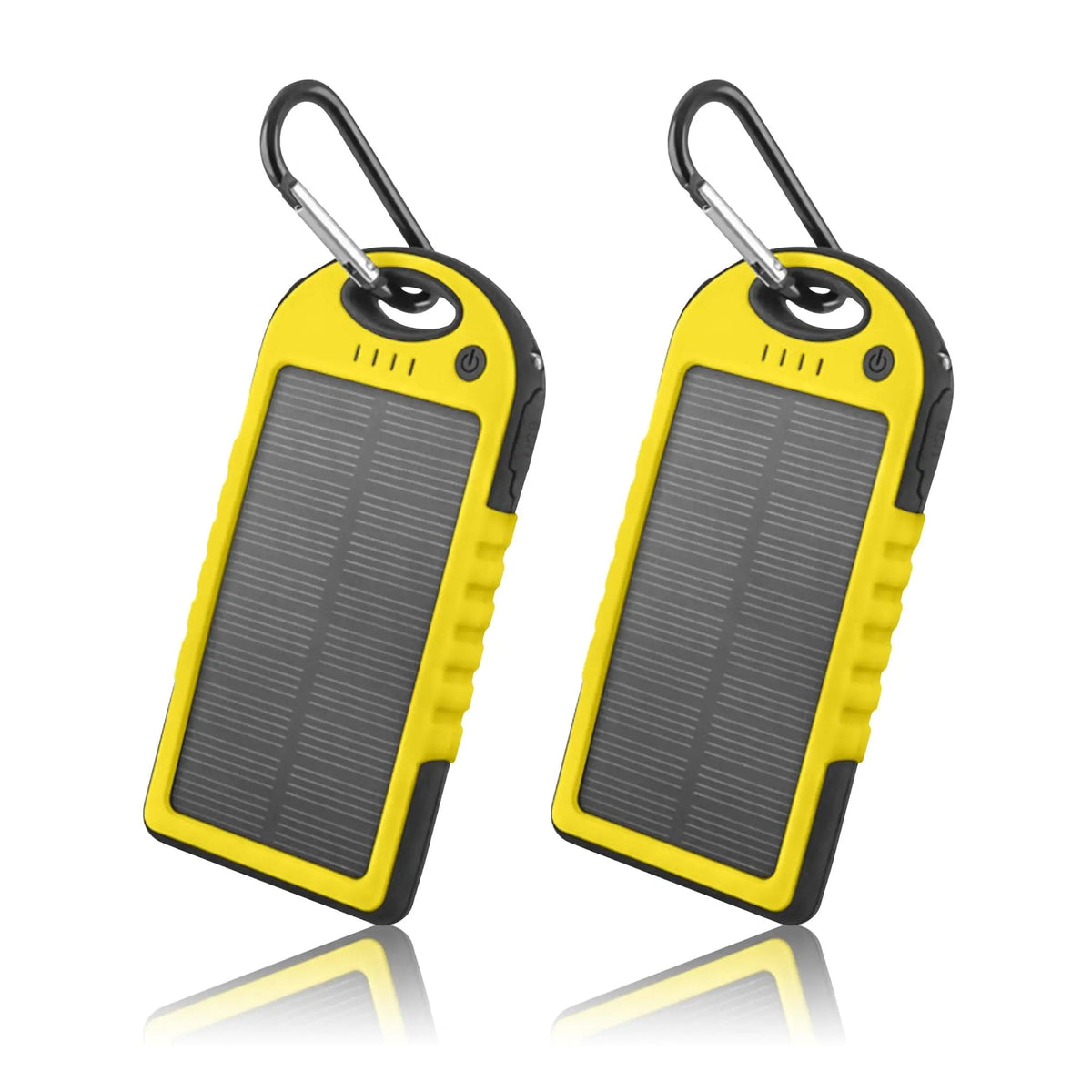 5000mAh Solar Power Bank Phone Charger (2 - Pack) - Rieworkes