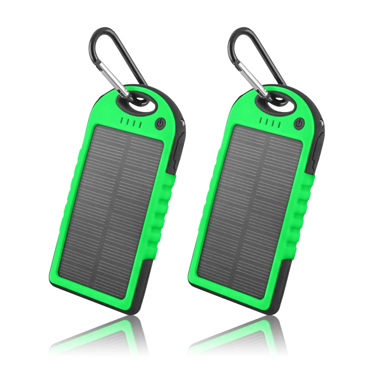 5000mAh Solar Power Bank Phone Charger (2 - Pack) - Rieworkes
