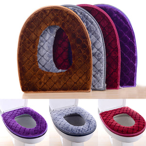 Plush Washable O-Shape Toilet Seat Cover Mimarta
