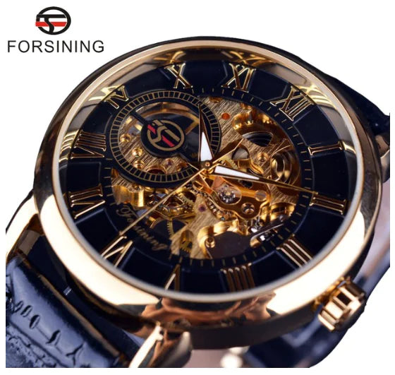 Men's Hollow Design Mechanical Watch Mimarta