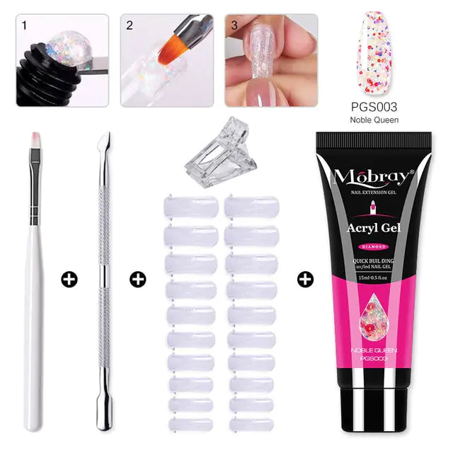 Poly Nail Gel Set Rieworkes