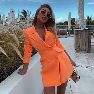 Long Sleeve Sim Blazer Dress Rieworkes