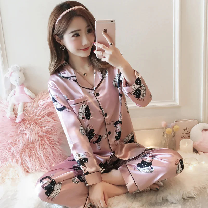 Autumn Ice Silk Loungewear Rieworkes
