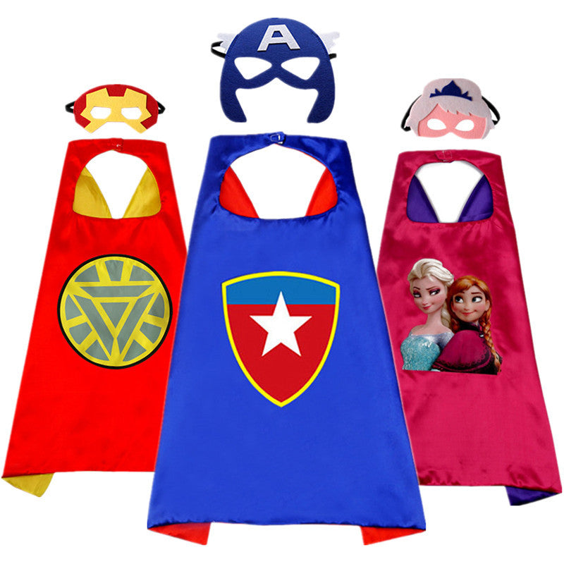 Kids' Superhero Cape for Halloween Dress-Up Party Mimarta