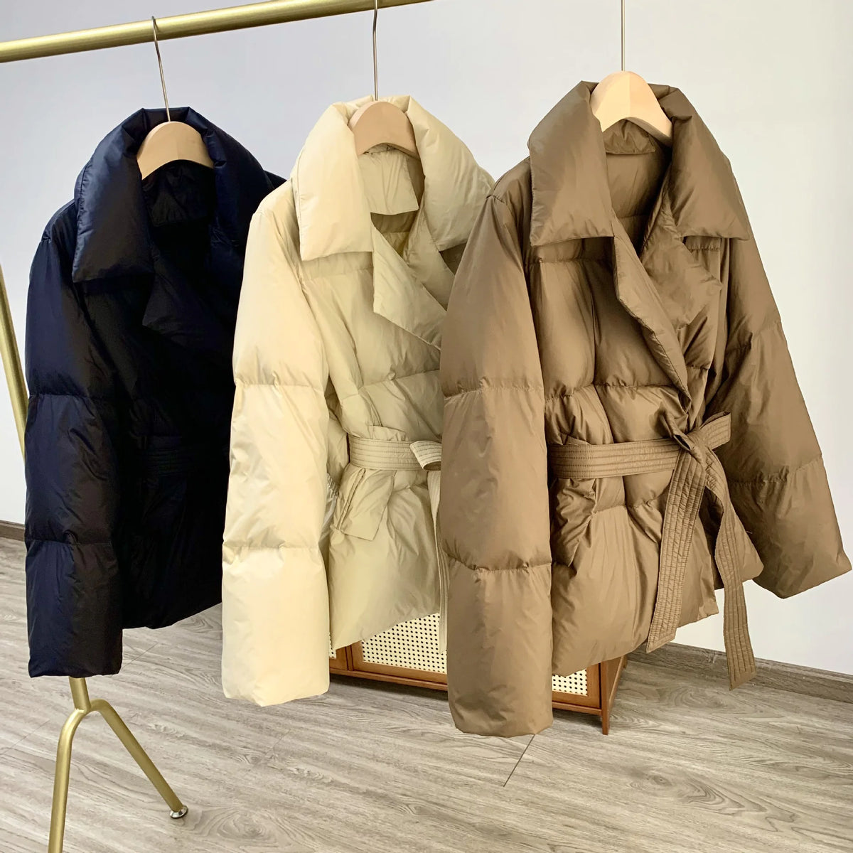 Women's Tight Waist Slim Warm Jacket Rieworkes