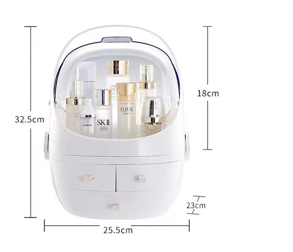 Portable Makeup Organizer Box for Desktop Storage Mimarta