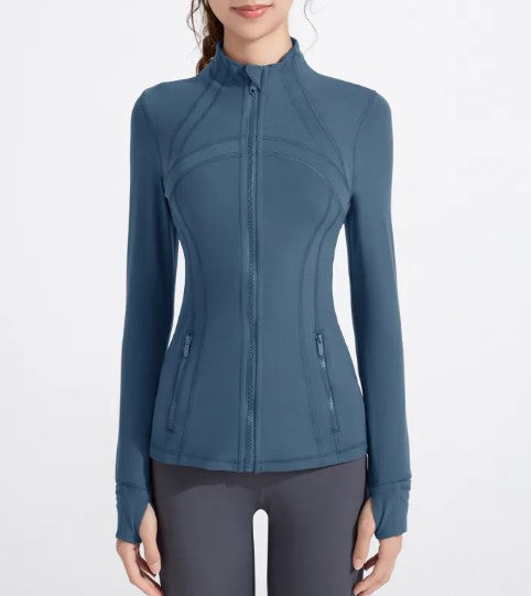 Workout Long Sleeve Zipper Jacket Mimarta