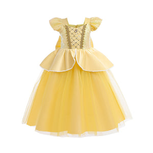 Belle Princess Halloween Dress for Kids (Beauty and the Beast) Mimarta