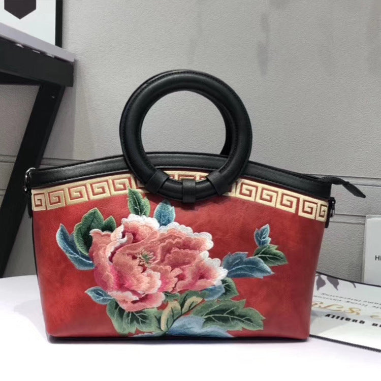 Embroidered Handbag for Women with Qipao Design Mimarta