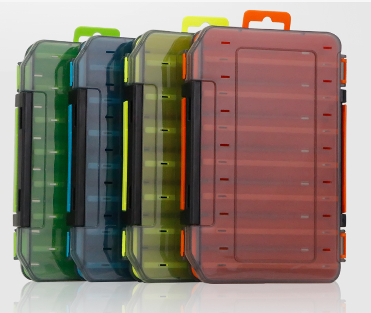 Durable Dual-Sided Fishing Tackle Box Mimarta