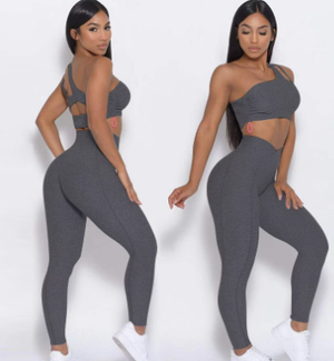High Waist Yoga Clothes with Hip Lift Sports Bra Mimarta