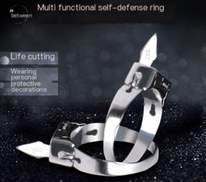 Self-Defense Ring with Built-in Blade Mimarta