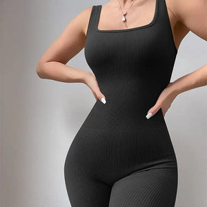 Women's Suspender Tank Top Tights Mimarta