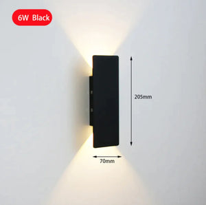 Modern 6W LED Indoor Wall Lamp for Bedroom and Living Room Rieworkes