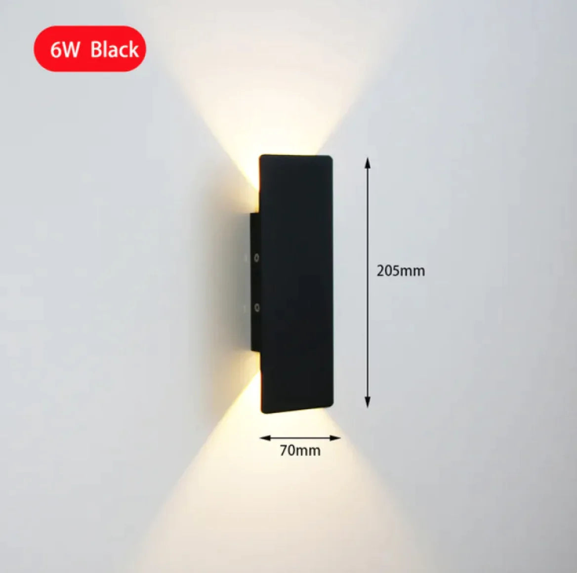 Modern 6W LED Indoor Wall Lamp for Bedroom and Living Room Rieworkes