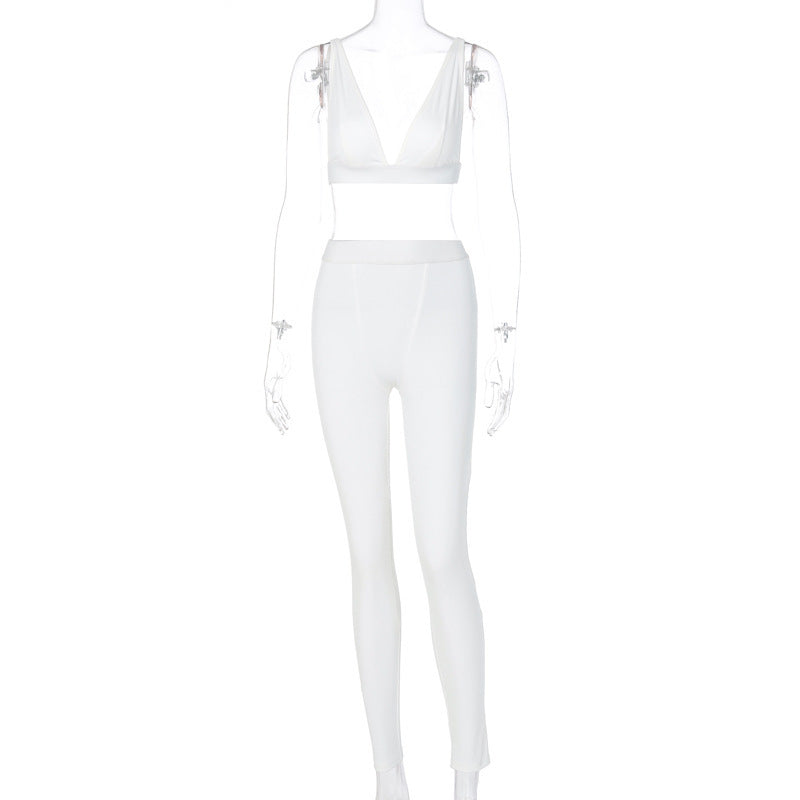2020 Fall V-Neck Sports Yoga Set - 2 Pieces Mimarta