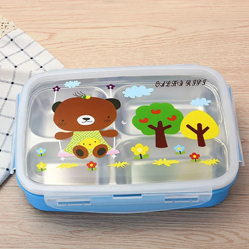 Stainless Steel Cute Bento Lunch Box Rieworkes