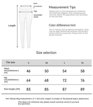 Double-Sided Sanding Workout Pants Mimarta