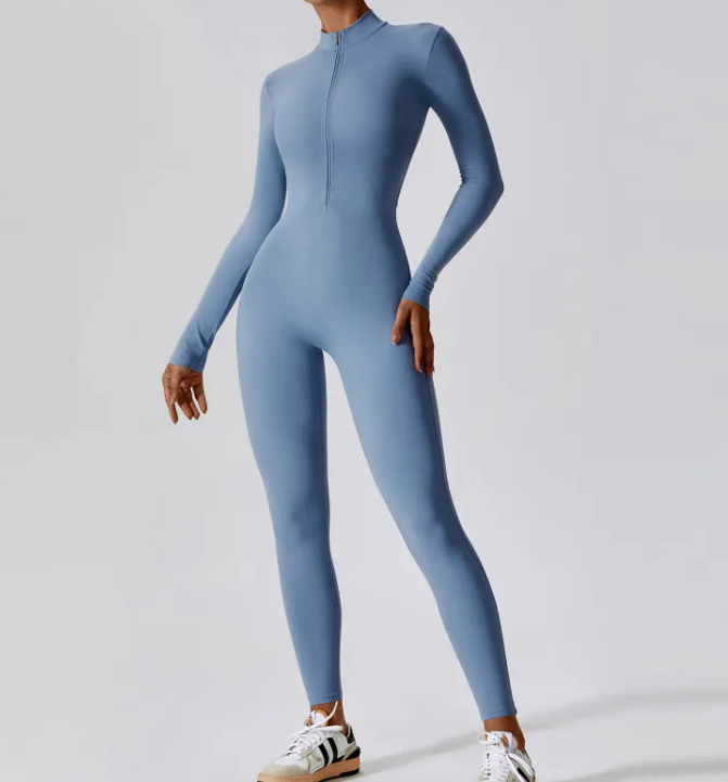 Flex Fit Zip Jumpsuit Mimarta