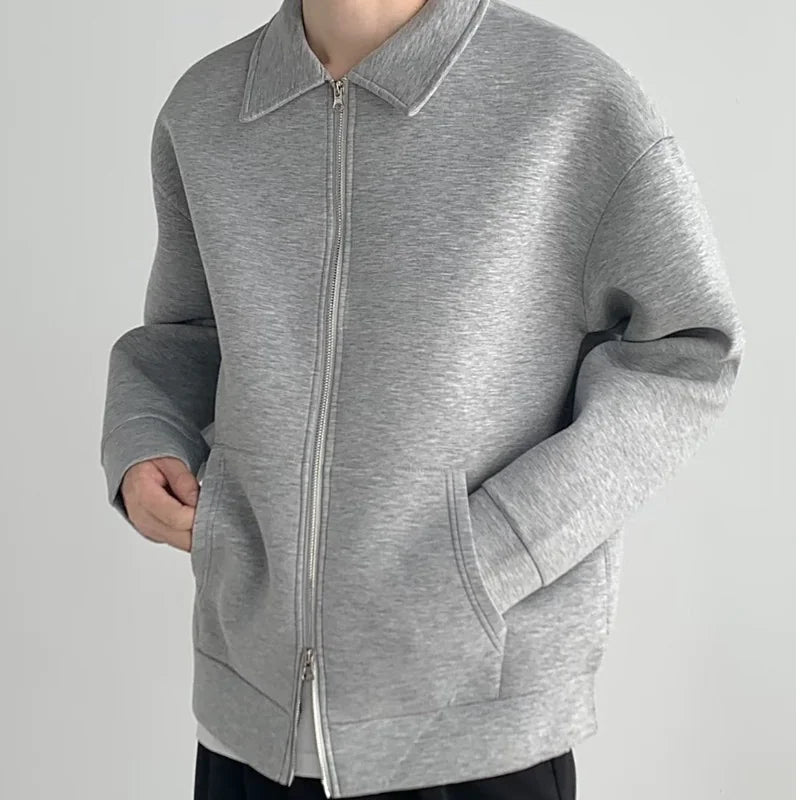 Flip Collar Zipper Coat Rieworkes