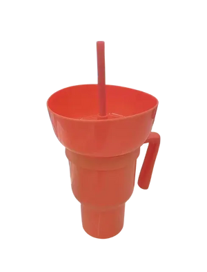 Popcorn Snack With Handle & All-In-One Drink Cup Rieworkes