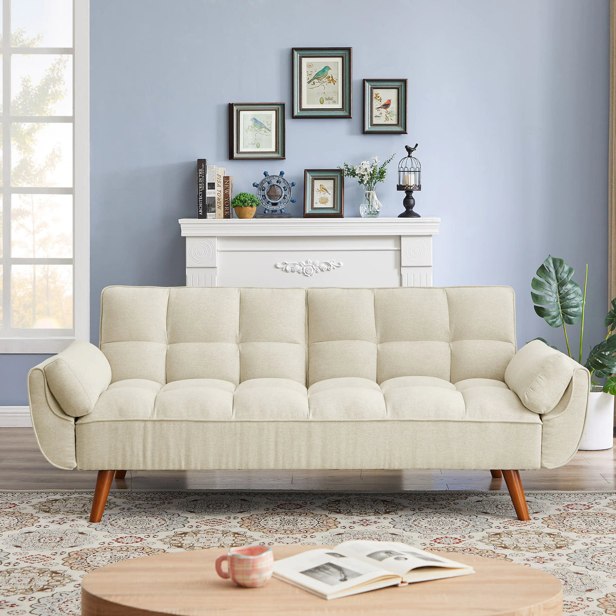 2064 Beige Sofa Rieworkes