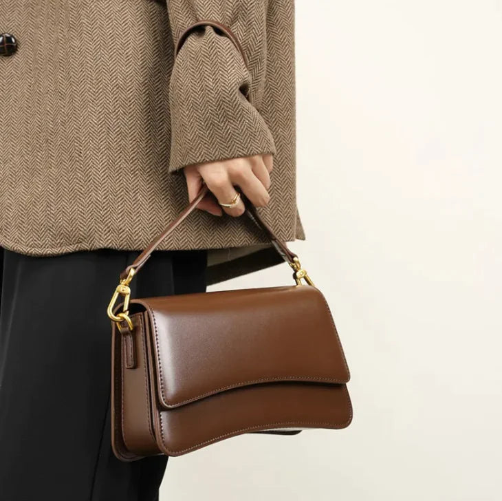 Trendy Crossbody Leather Shoulder Bag Rieworkes