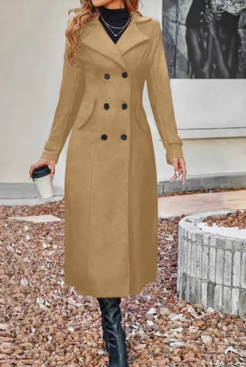 Double Breasted Coat For Women Rieworkes