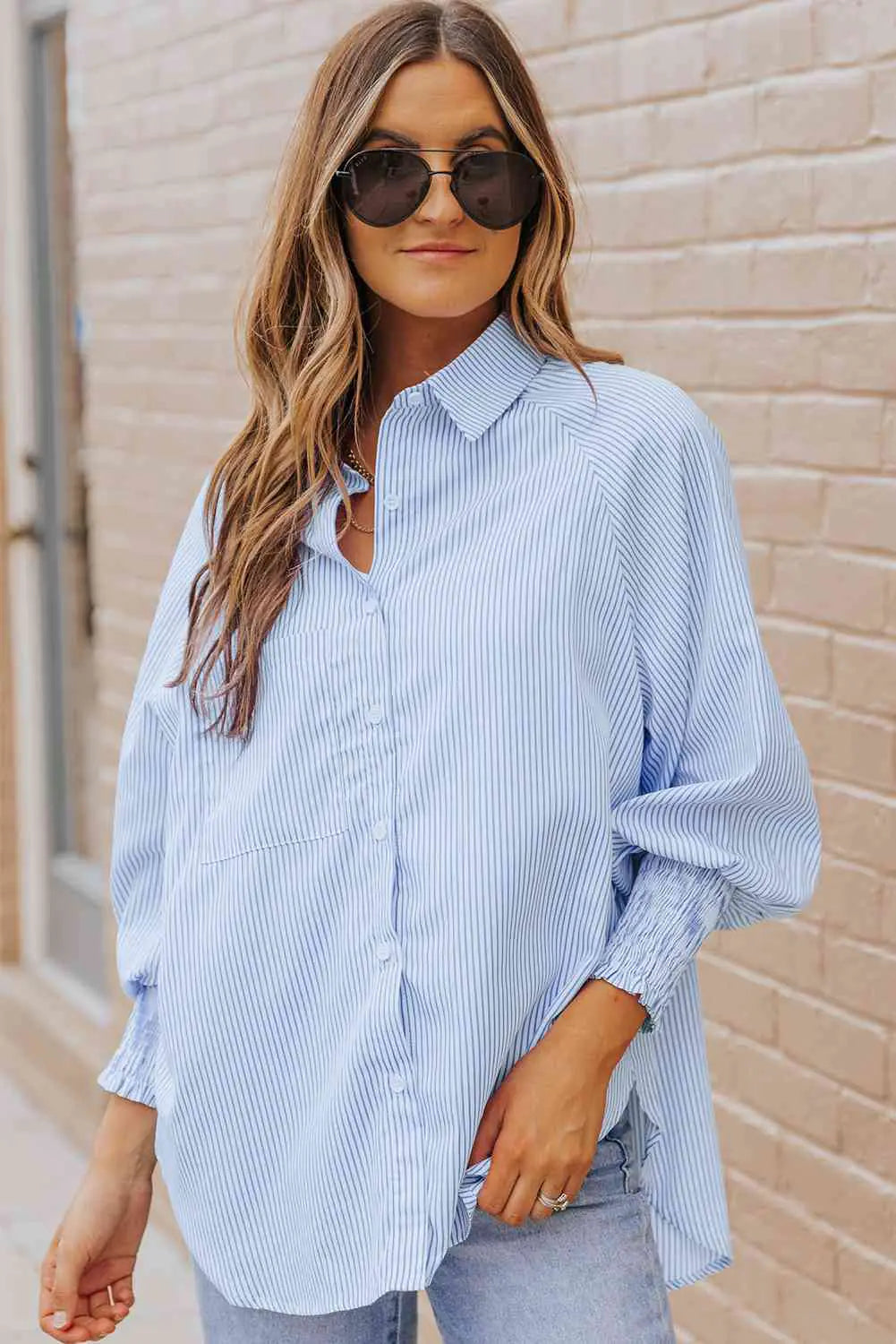 Fernanda Lantern Sleeve Shirt Rieworkes