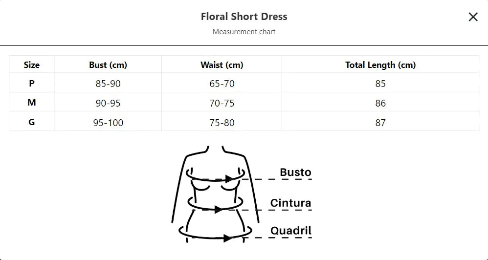 Floral Short Dress Rieworkes