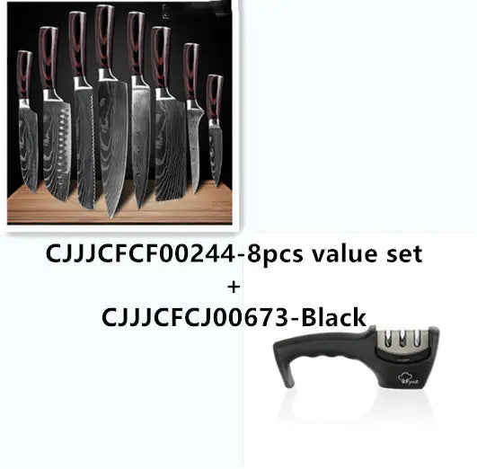 Carpenter's Special Set 6-piece Set 8-piece Set Knife Chef Knife Kitchen Knife Cooking Rieworkes