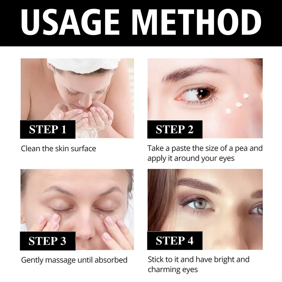 EELHOE Eye Firming And Lifting Cream Reduces Fine Lines And Wrinkles, Firming And Moisturizing Skin, Hydrating And Anti-wrinkle Eye Cream Mimarta