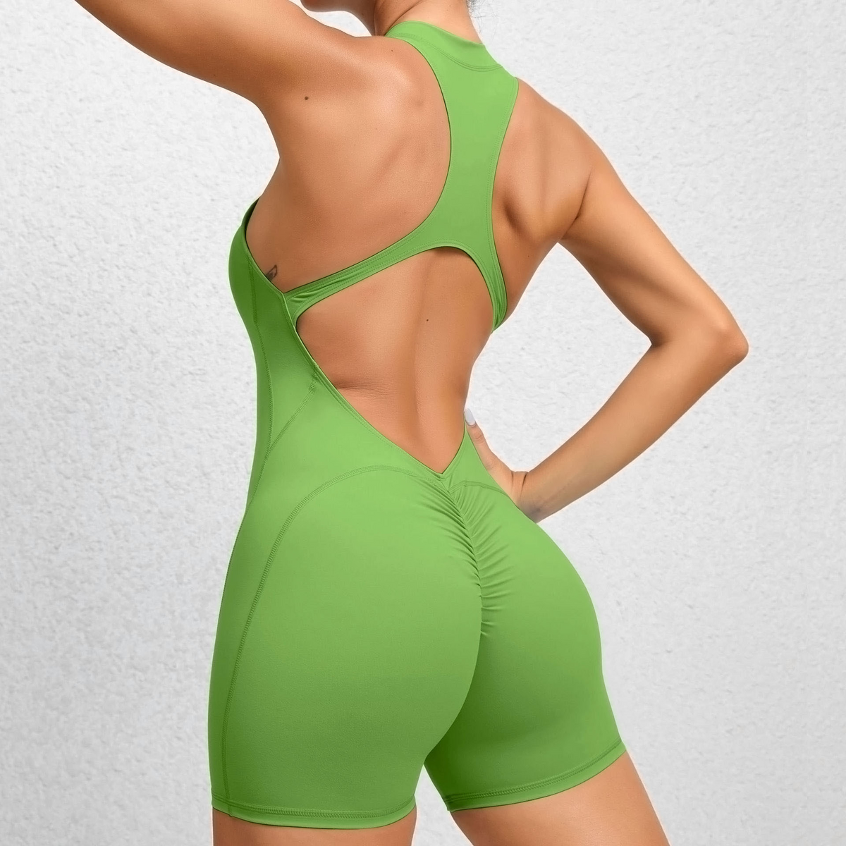 Women's Zipper Yoga Bodysuit Mimarta