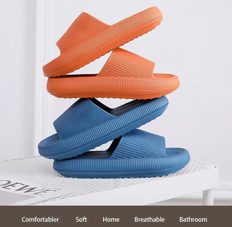 Cozy Pillow Slides Anti-Slip Sandals Ultra Soft Slippers Cloud Home Outdoor Shoe Rieworkes