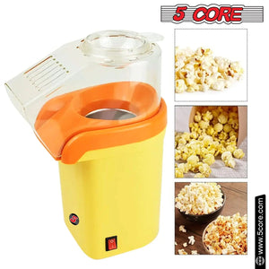 5Core Popcorn Machine 16 Cup Hot Air Popper Mini Portable Electric Pop Corn Maker YELLOW - Rieworkes