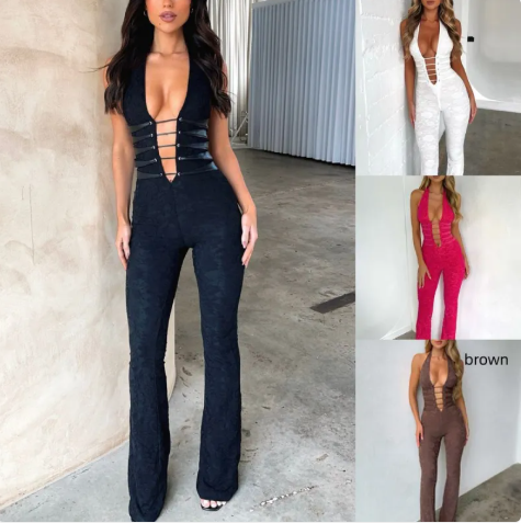 Lace Fit Jumpsuit Mimarta